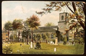 Vintage Postcard 1907-1915 Christ Church, Cambridge, Massachusetts (MA)
