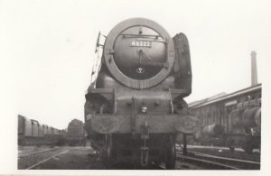 46222 Train At Crewe Works Cheshire in 1957 Vintage Railway Photo