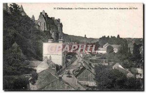 Old Postcard Chateaudun The castle and the streets of Fouleries seen the desc...