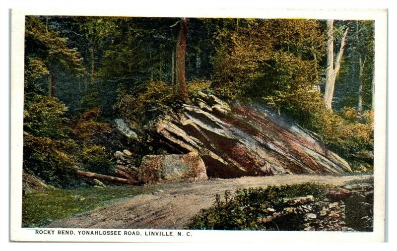 Rocky Bend, Yonahlossee Road, Linville, NC Postcard *6L(2)23