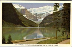 Postcard MOUNTAIN SCENE Lake Louise Alberta AB AK3804