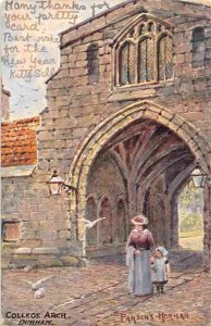 College Arch Durham England United Kingdom 1906 Tuck postcard