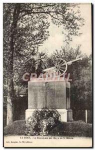 Old Postcard La Fere The Monument to the War of the Dead Army