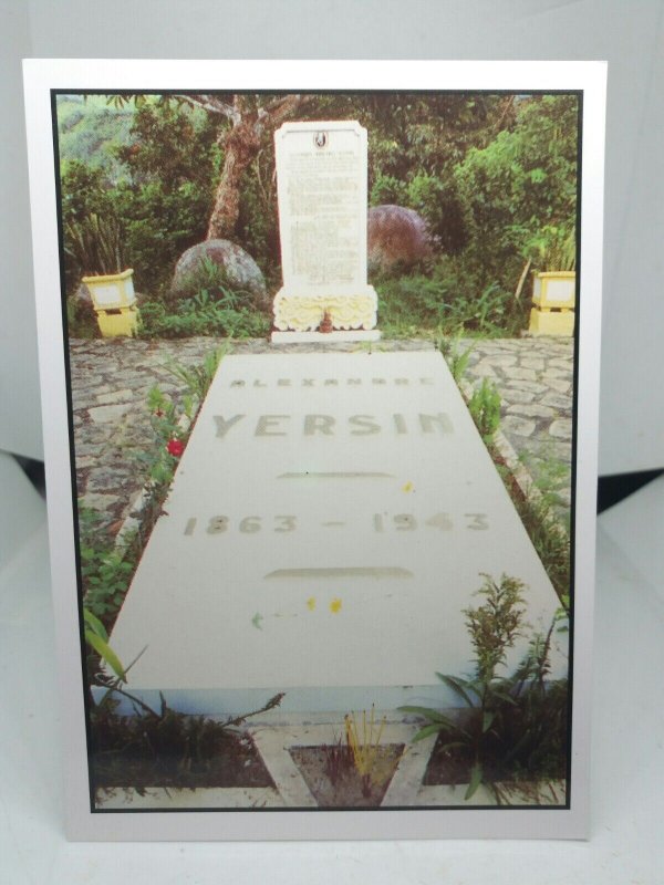 Alexandre Yersin Grave Tomb Nha Trang Vietnam Vintage Vietnamese Postcard