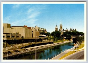 National Arts Centre, Rideau Canal, Ottawa, Ontario, Canada, Chrome Postcard