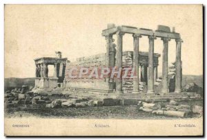 Old Postcard Athens L & # 39Erechthee