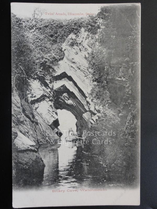 Devon: Briary Cave Watermouth c1905 Pub by Twiss Arcade of Ilfracombe