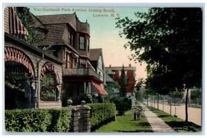 c1910 Van Cortlandt Avenue Looking South Lowerre New York NY Antique Postcard