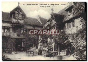 Old Postcard William the Conqueror Hostellerie Dives Courtyards and Gardens