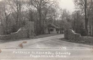 RPPC Entrance to Assembly Grounds - Paynesville MN, Minnesota - pm 1956