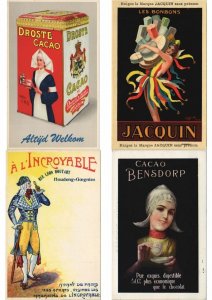 ADVERTISING PUBLICITÉ with BETTER 110 Vintage Postcards Pre-1940 (L4542)