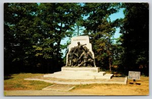 Gettysburg Pennsylvania~Panorama Alabama Memorial~Vintage Postcard