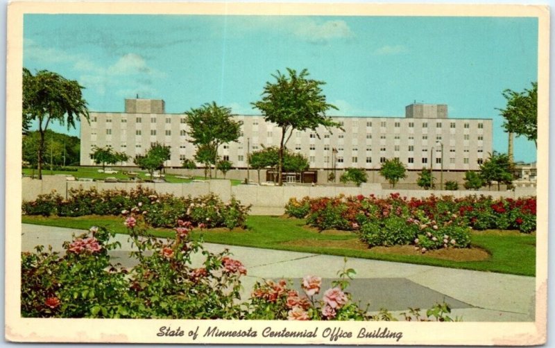 Postcard - State of Minnesota Centennial Office Building - St. Paul, Minnesota