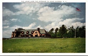 New York Howe Caverns The Lodge Over The Entrance