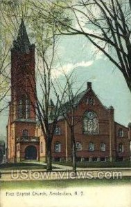 First Baptist Church - Amsterdam, New York NY  