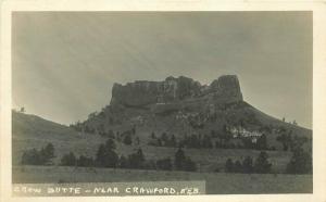 Crawford Nebraska Crow Butte 1920s RPPC Photo Postcard 1771