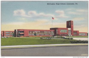 LANCASTER, Pennsylvania, 1930-1940's; McCaskey High School