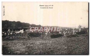 Postcard Old Army War 1914 1918 Cemetery of Petand