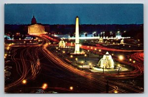 Pan Am  Pan American Airlines Paris France     Postcard