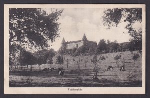 Monastery View near Aachen Germany St. Benediktusberg Abbey Postcard 1933