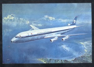 THE NETHERLANDS KLM AIRLINES LOCKHEED PROP JET ELECTRA B ADVERTISING POSTCARD