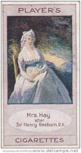 Player Vintage Cigarette Card Bygone Beauties 1914 Mrs Hay
