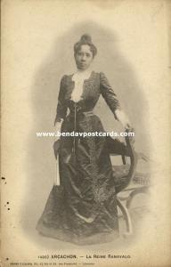 madagascar, Queen Ranavalona III during her Exile (1899)