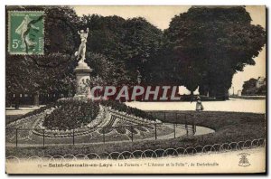 Old Postcard Saint Germain en Laye Le Parterre L & # 39amour and Madness Darb...