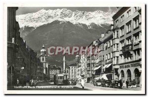 Modern Postcard Innsbruck Marta Therestenstrasse m. Nordkette