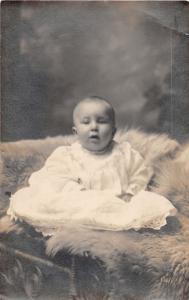 F6/ Lonaconing Maryland RPPC Postcard Wittich Studio Baby c1910