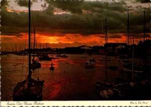 Bahamas Sunrise Over Nassau Harbor 1972