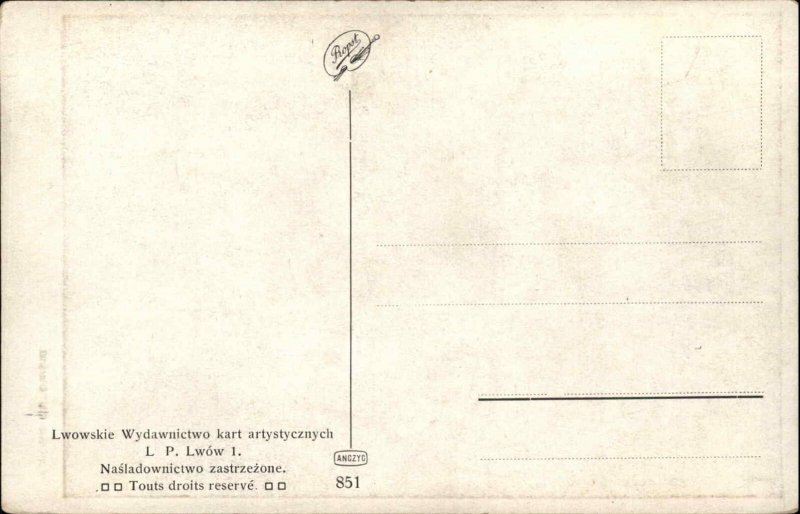 Gutowski Christmas Nativity Baby Jesus Mary c1910 Vintage Postcard