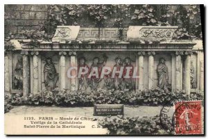 Postcard Old Paris Musee Cluny Vestuge the Cathedrale Saint Pierre in Matinique