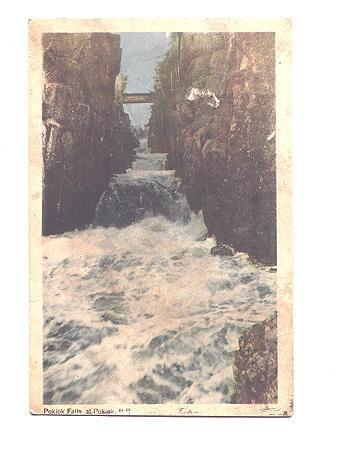 Pokiok Falls, Foot Bridge, New Brunswick,