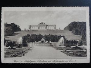 Austria: WEIN Vienna, Schlopgarten - Old Postcard