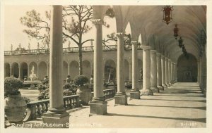 Florida Sarasota Ringling Art Museum 1950s RPPC Photo Postcard 22-5316