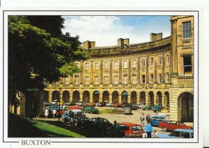 Derbyshire Postcard - The Crescent - Buxton - Ref 9732A