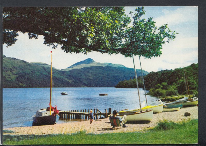 Scotland Postcard - Loch Lomond at Inveruglas, Dunbartonshire    T4554