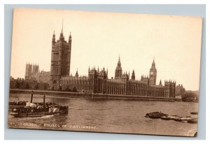 Vintage Early 1900's London Parliament & Westminster Abbey Photo Postcards