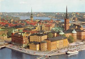 BR84831 stockholm view of riddarholmen from the tower sweden