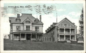 Blair Nebraska NE Crowell Home Exterior 1900s-20s Vintage Postcard