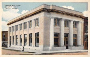 Fremont Michigan The New Home Of The Old State Bank Of Fremont Postcard U3391