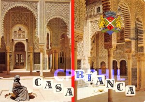 Postcard Modern CASABLANCA
Architecture and Mahkama City's coat of arms