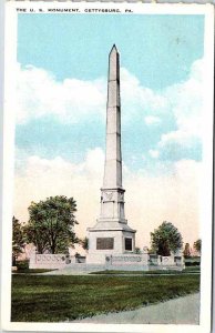 Postcard MONUMENT SCENE Milford Massachusetts MA AM4212