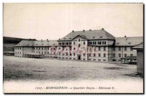 Old Postcard Konigstein Dean District Building B