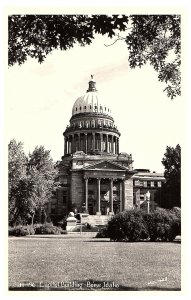 Capitol Building Boise Idaho RPPC Postcard by Rose Hall