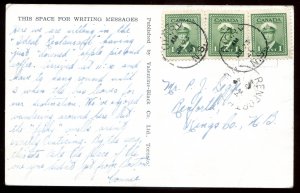 dc717 - DIGBY Nova Scotia Postcard 1945 Steamer PRINCESS HELENE