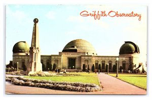 Griffith Observatory Los Angeles California c1970 Postcard