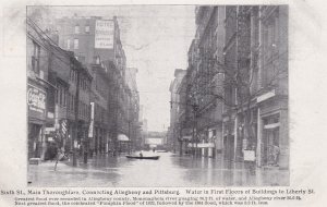 Pennsylvania Pittsburgh Pumpkin Flood Of 1832 Sixth Street Main T...