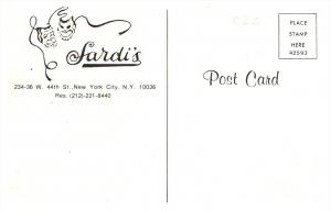 New York City , Sardi's Restaurant  , Dining Room